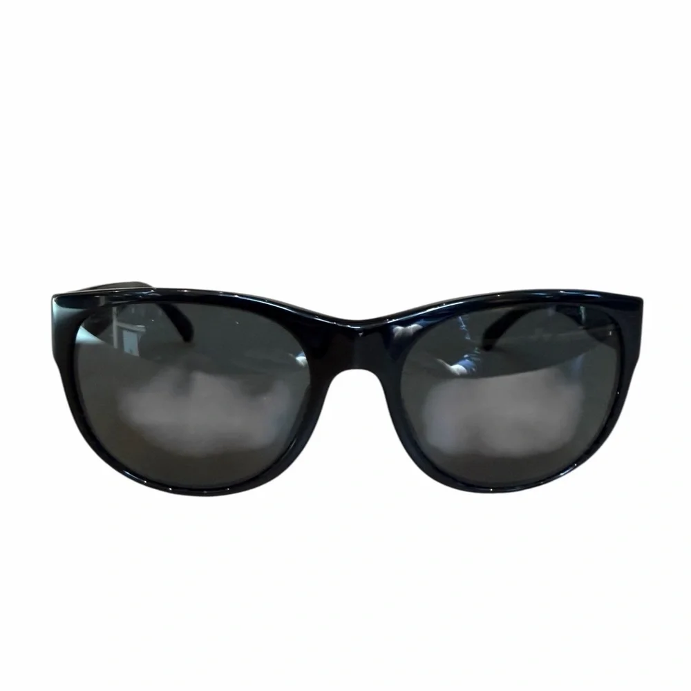 CHANEL Black‎ Sunglasses with Silver Accents